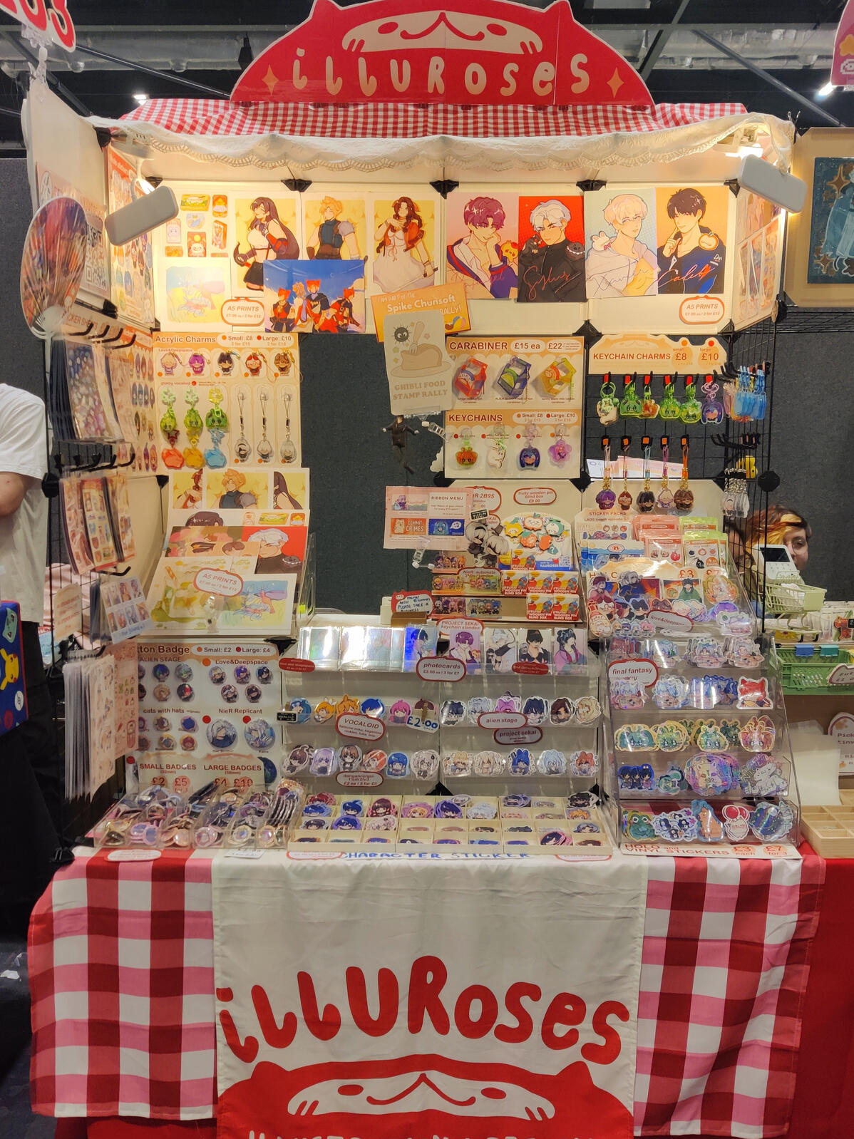 table display example (mcm comicon 2026)
